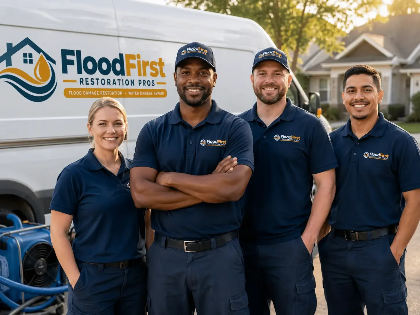 Flood Damage Restoration company in Van Voorhis, PA